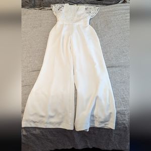 White jumpsuit, size small